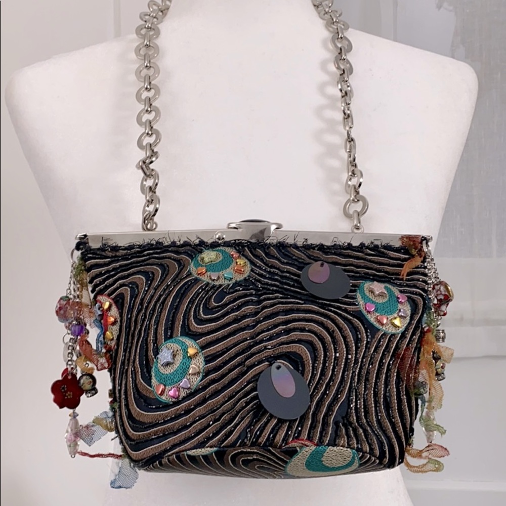 Mary Frances Galaxy Beaded Purse